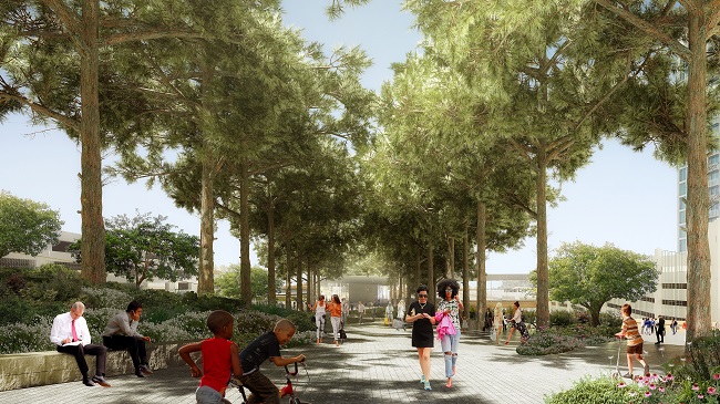 Impressie van het park.